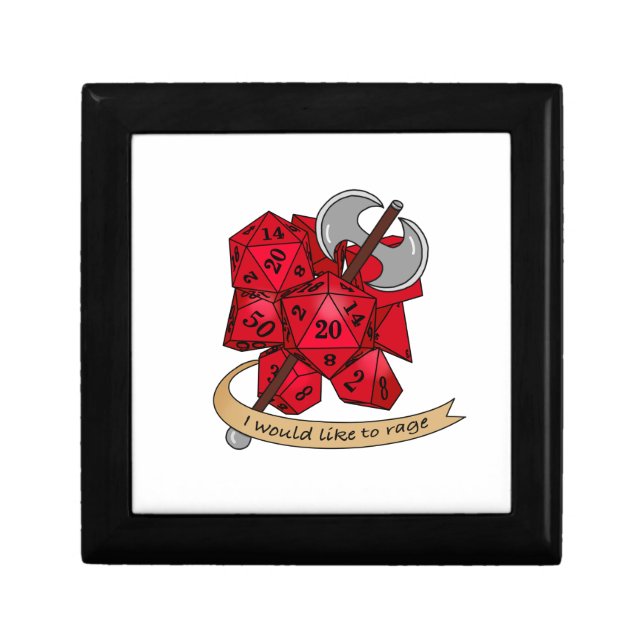 Barbarian Dice Design Gift Box (Front)