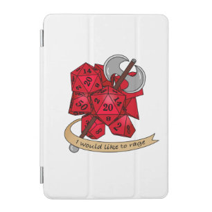 Barbarian Dice Design iPad Mini Cover