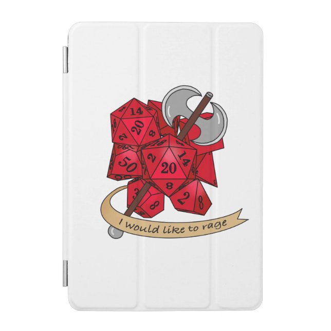 Barbarian Dice Design iPad Mini Cover (Front)