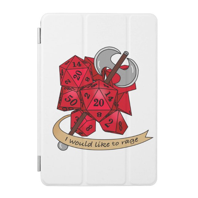 Barbarian Dice Design iPad Mini Cover (Front)