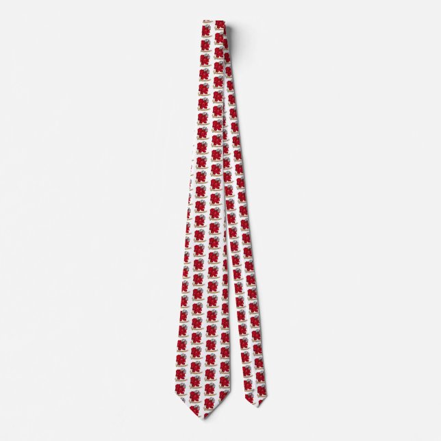 Barbarian Dice Design Neck Tie (Front)
