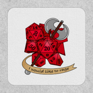 Barbarian Dice Design Patch