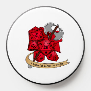 Barbarian Dice Design PopSocket