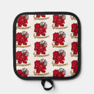 Barbarian Dice Design Pot Holder