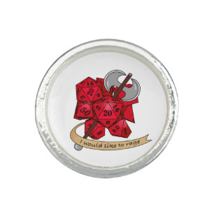 Barbarian Dice Design Ring