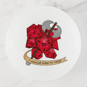 Barbarian Dice Design Trinket Tray