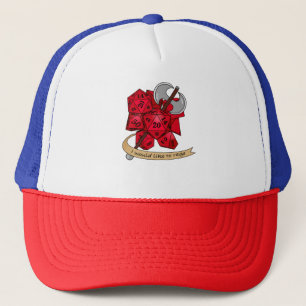 Barbarian Dice Design Trucker Hat
