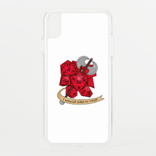 Barbarian Dice Design iPhone XS Max Case