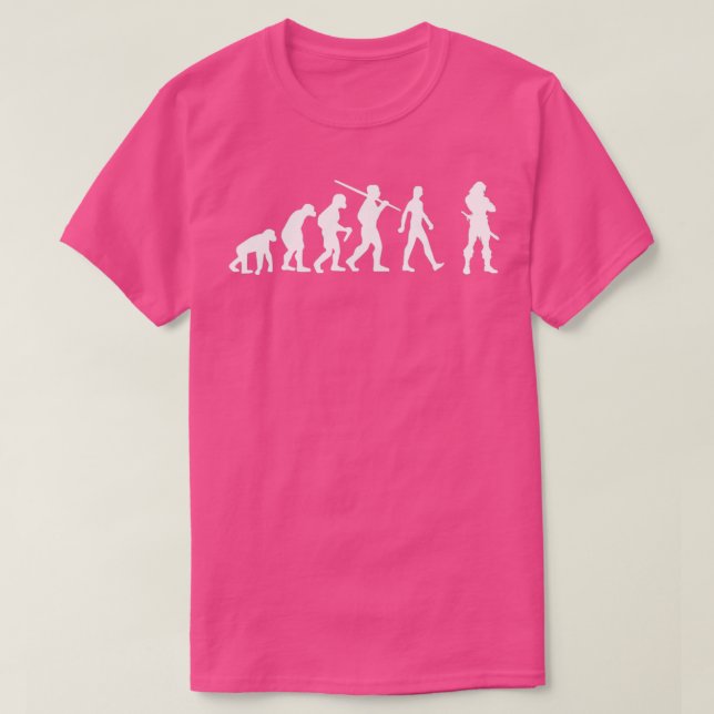 Barbarian Evolution Barbarian Warrior T-Shirt (Design Front)