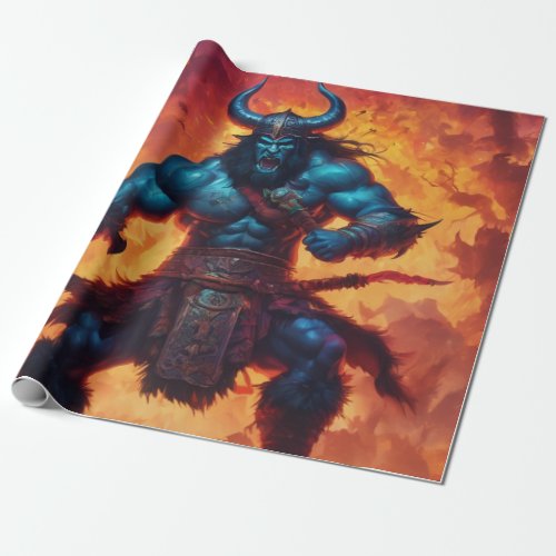  Barbarian King  Wrapping Paper