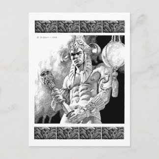 Barbarian Warrior Postcard