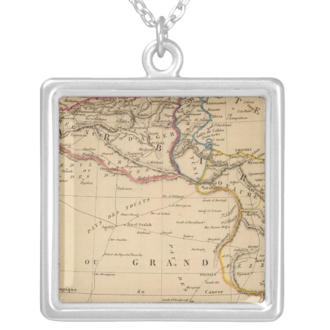 barbarity silver plated necklace (Front)