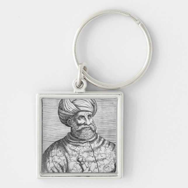 Barbarossa, illustration from Andre Thevet's Keychain (Front)