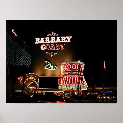 Barbary Coast Las Vegas Poster