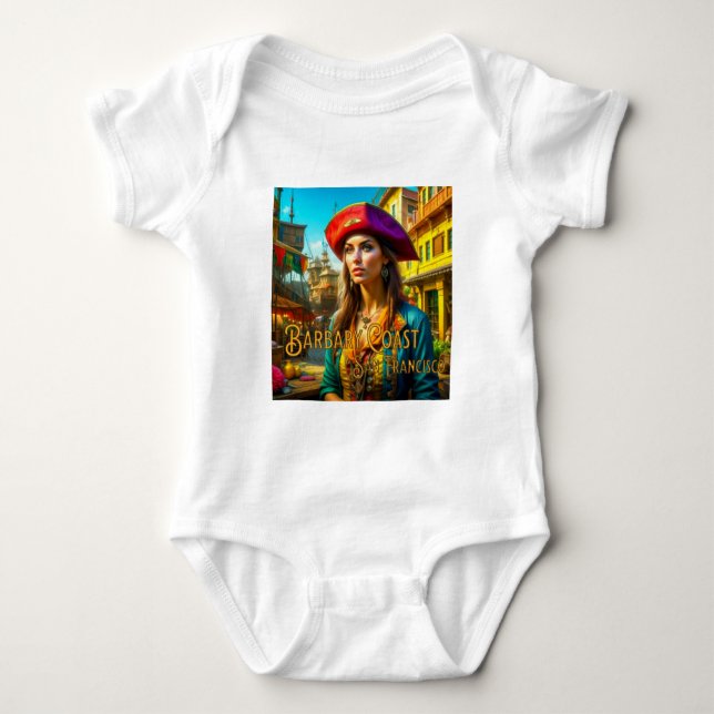 Barbary Coast San Francisco Women's V-Neck T-Shirt (Front)
