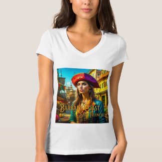 Barbary Coast San Francisco Women's V-Neck T-Shirt