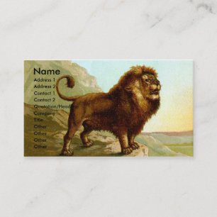 Barbary Lion Business Card