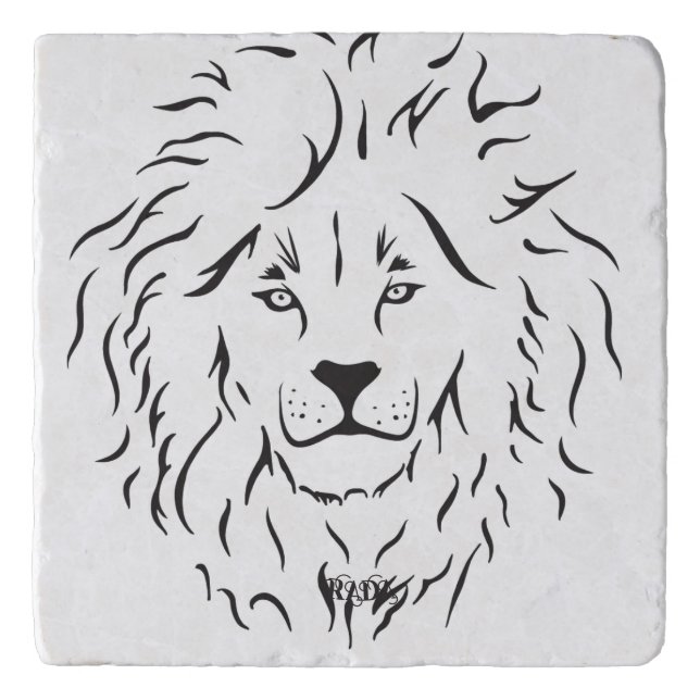 Barbary Lion Trivet (Front)