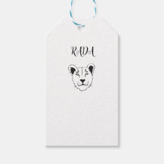 Barbary Lioness Gift Tag