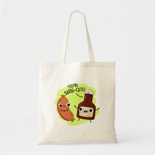 Barbe_cute Funny Barbecue Pun  Tote Bag