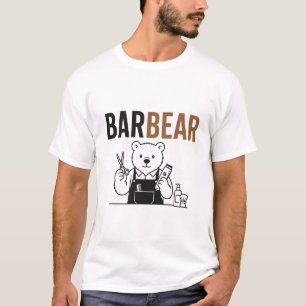 Barbear – Funny Bear Barber Pun T-Shirt