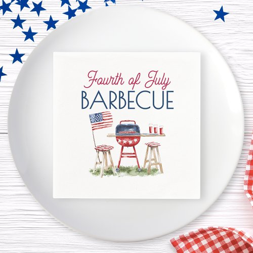 Barbecue American Flag 4th of July Summer Party