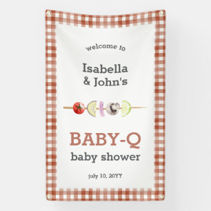 Barbecue Baby Shower Welcome Banner