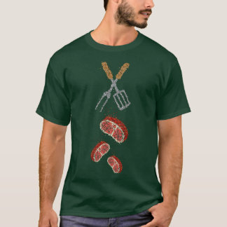 Barbecue BBQ Griller Meat Steak T-Shirt