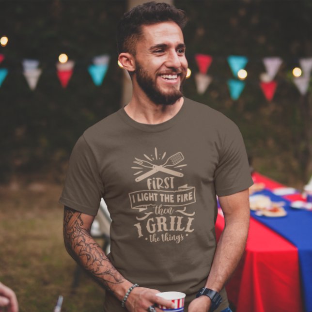 Barbecue BBQ Grilling Cooking Fathers Day Dad T-Shirt (Creator Uploaded)