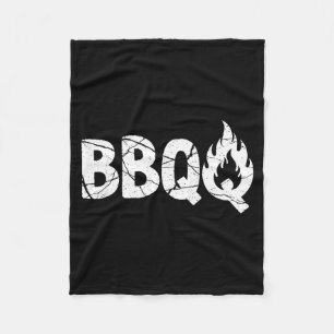 Barbecue Bbq Joke Gift For Grill Timer Smoker Camn Fleece Blanket
