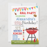 Barbecue Birthday Invitation For Snubody at Zazzle