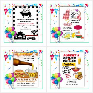  Barbecue Birthday Invitations