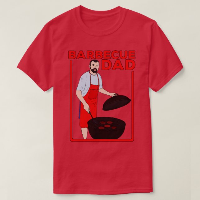 Barbecue Dad T-Shirt (Design Front)