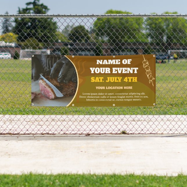 Barbecue Event Custom Banner (Insitu)