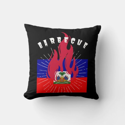 Barbecue Flame 2_color Pillow _ 16x16
