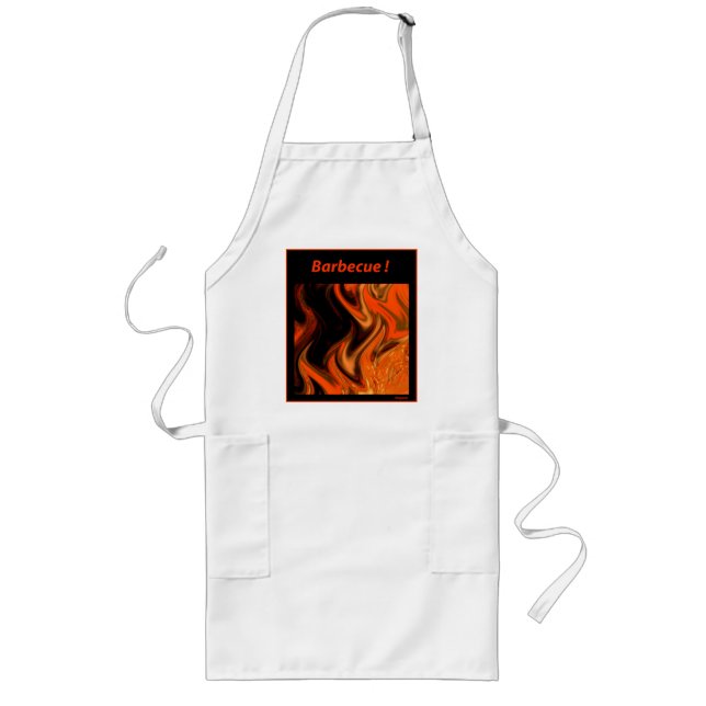 Barbecue Flame Apron (Front)