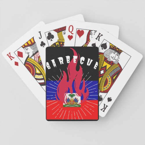 Barbecue Flame Playing Cards