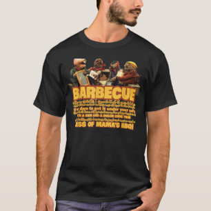 Barbecue Funny Song Jug Band Frogtown Christmas Em T-Shirt