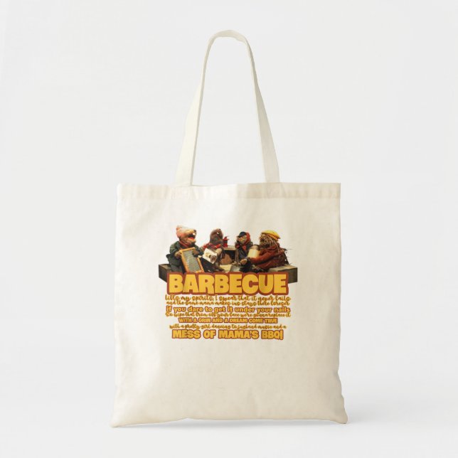 Barbecue Funny Song Jug Band Frogtown Christmas Em Tote Bag (Front)