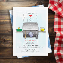 Barbecue Grill Housewarming Party Invitation