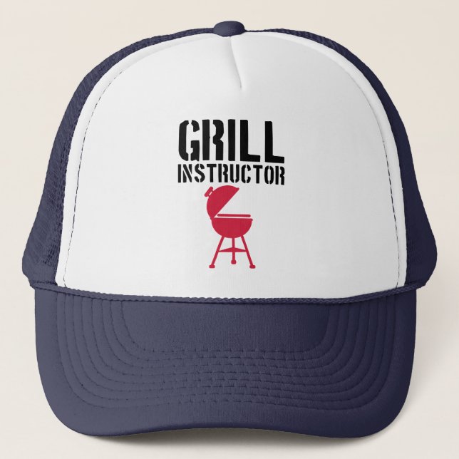 Barbecue - Grill Instructor Trucker Hat (Front)