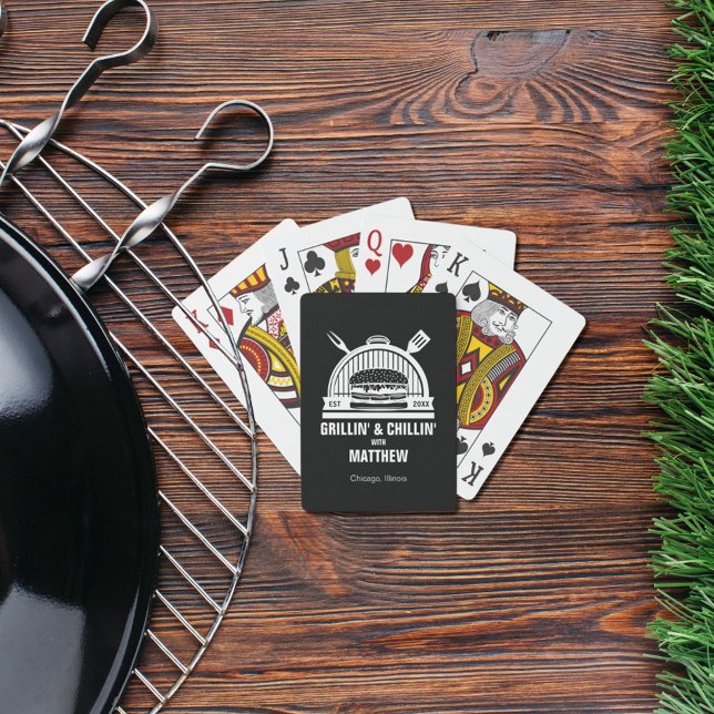 Barbecue Grillin' & Chillin Bachelor Party Poker Cards (Creator Uploaded)