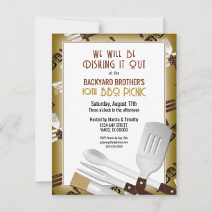 Barbecue Grilling Invitation