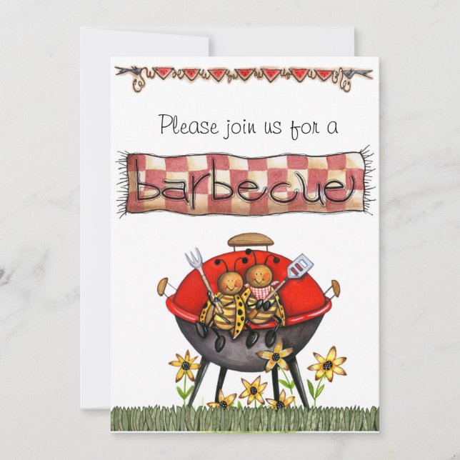 barbecue Invites (Front)