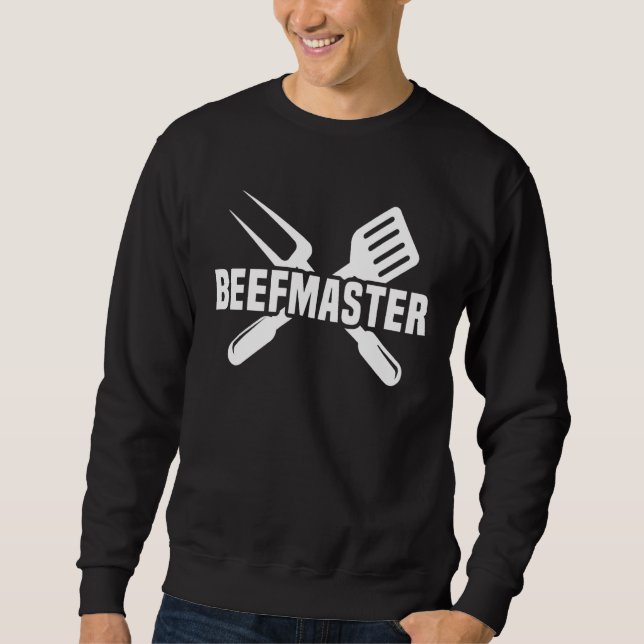 Barbecue Men Kettle Barbecue Cutlery Barbecue Acce Sweatshirt (Front)