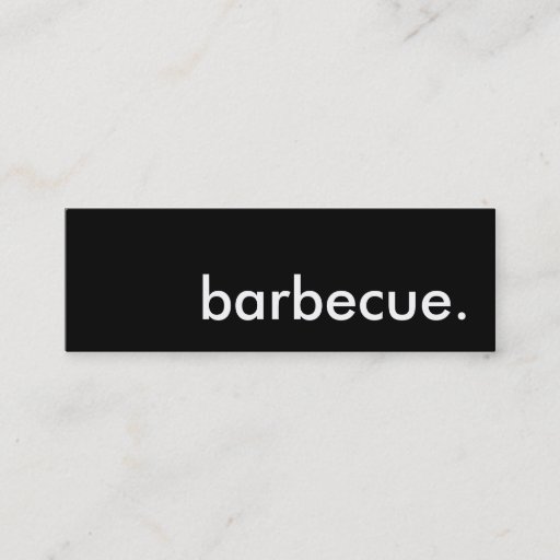 Customizable barbecue. business card templates
