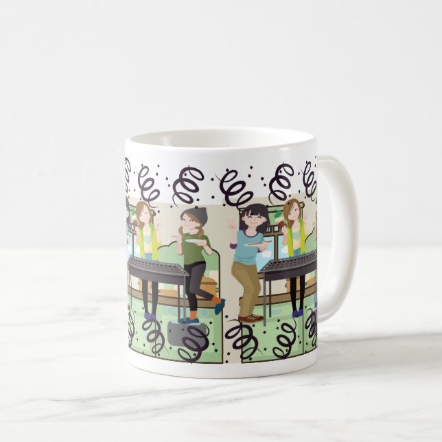 Barbecue Party Friends Home Cook Meal Coffee Mug (Front Right)