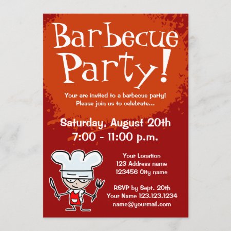 Barbecue Party Invitations | Bbq Invites