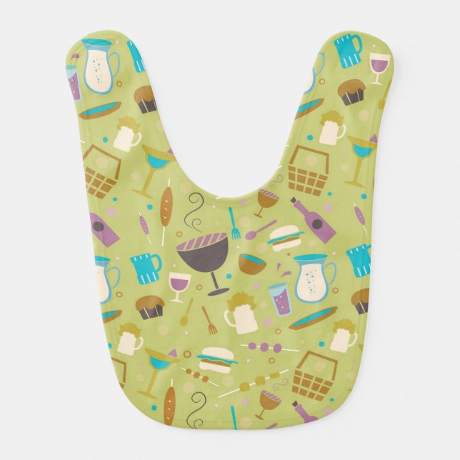 Barbecue Pattern Bib (Front)