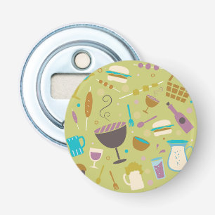 Barbecue Pattern Bottle Opener